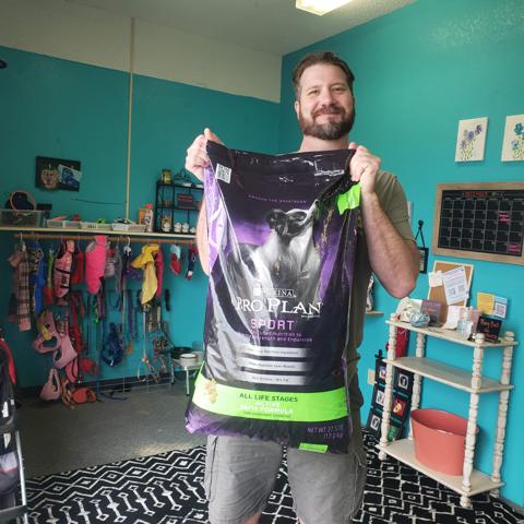 Furrbaby Food Pantry volunteer