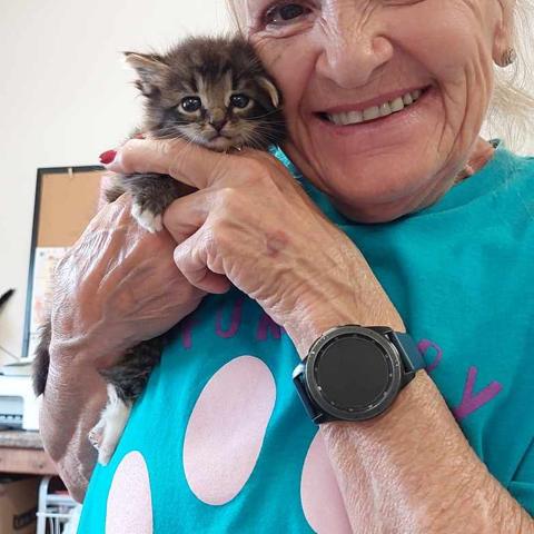 Furrbaby Food Pantry volunteer
